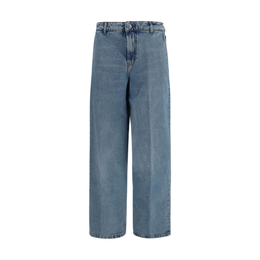 Blue Cotton Jeans Denim