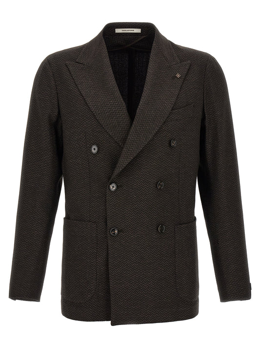 Brown Virgin Wool Blazer