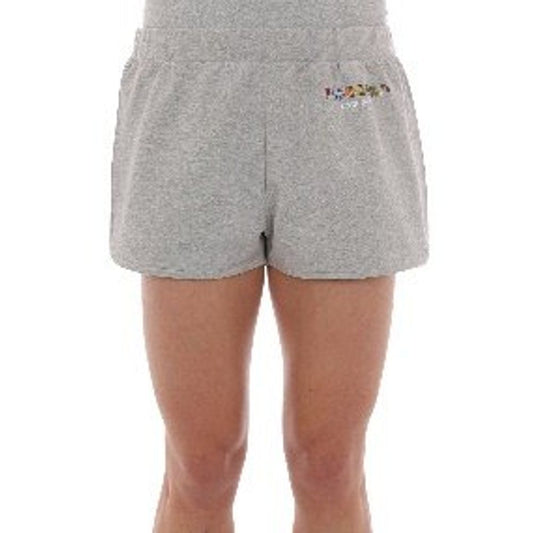 Gray Cotton Bermuda Shorts