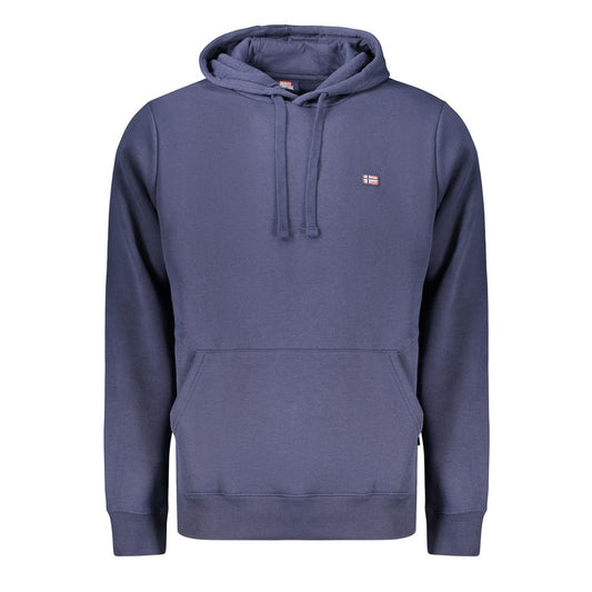 Blue Cotton Mens Sweatshirt