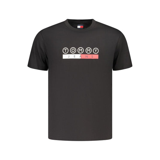 Black Cotton Men's T-Shirt
