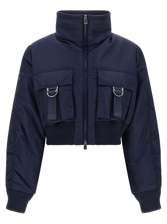 Blue Polyamide Bomber
