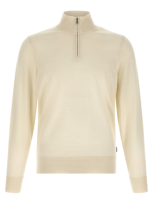 Beige Virgin Wool Cardigan