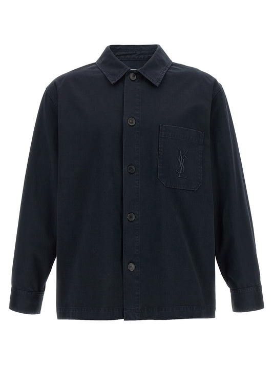 Blue Cotton Blouse
