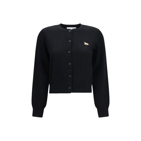 Black Cotton Cardigan
