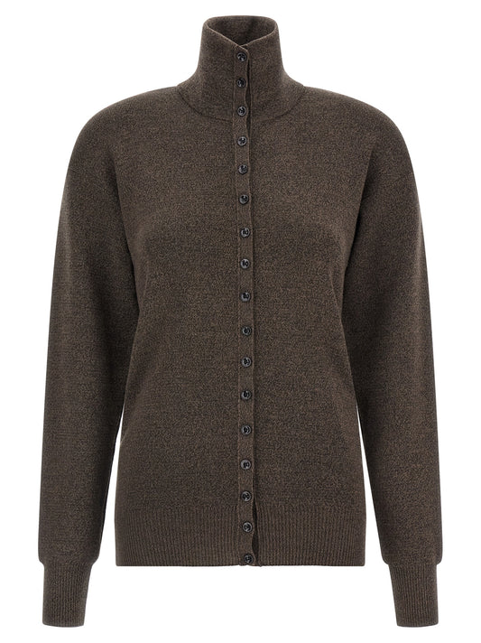 Brown Wool Cardigan