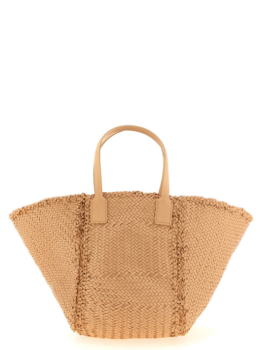 Beige Calfskin Handbag