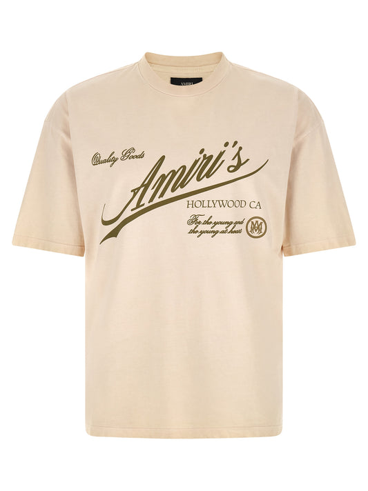 Beige Cotton T-Shirt