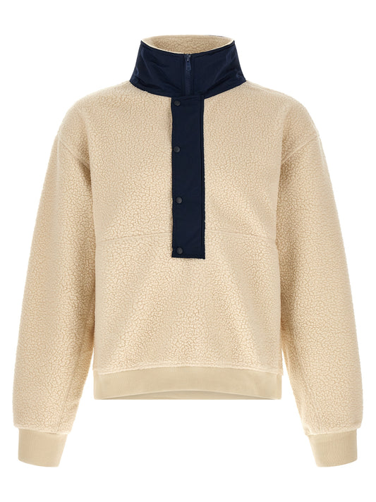 Beige Polyester Sweatshirt