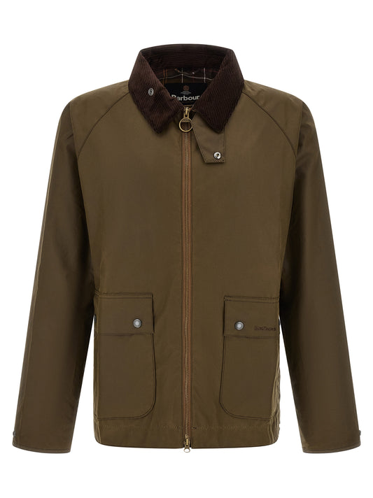 Brown Cotton Full-Length Jacket