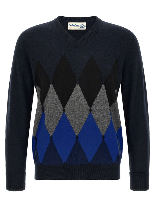 Blue Cashmere Cardigan
