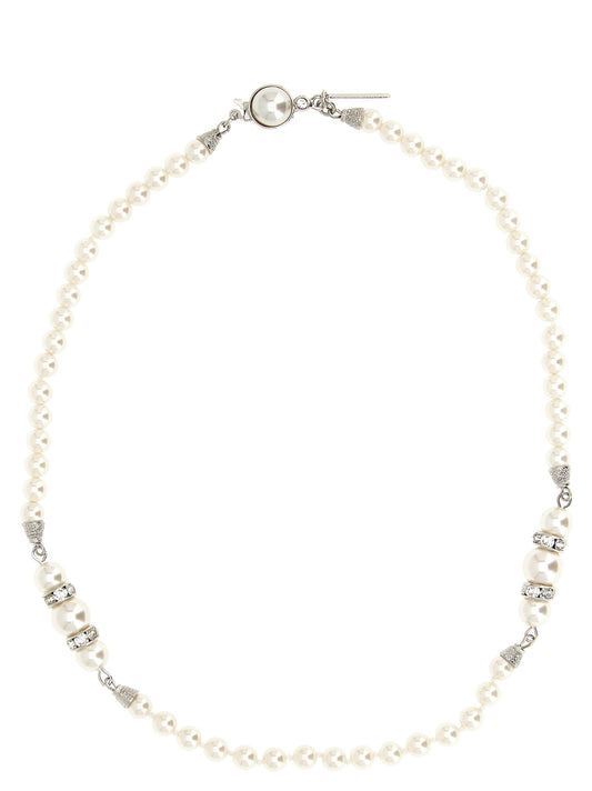 White Glass Necklace