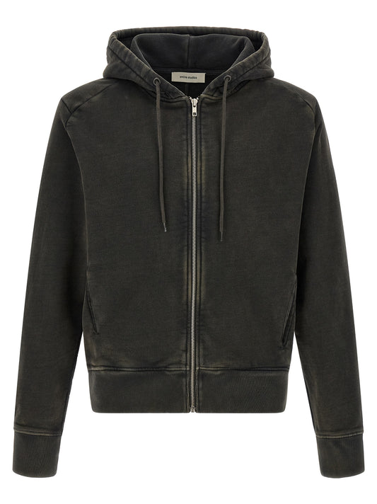 Black Cotton Sweatshirt