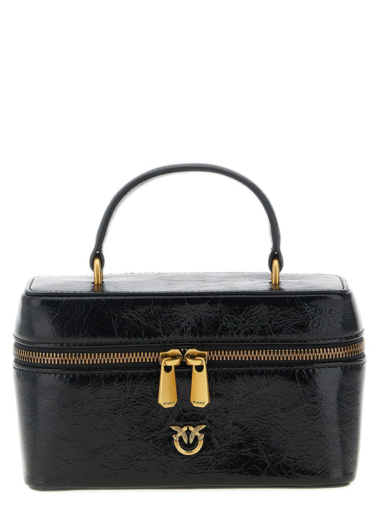 Black Calfskin Crossbody Bag