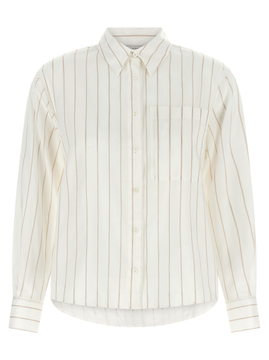 Beige Lyocell Blouse