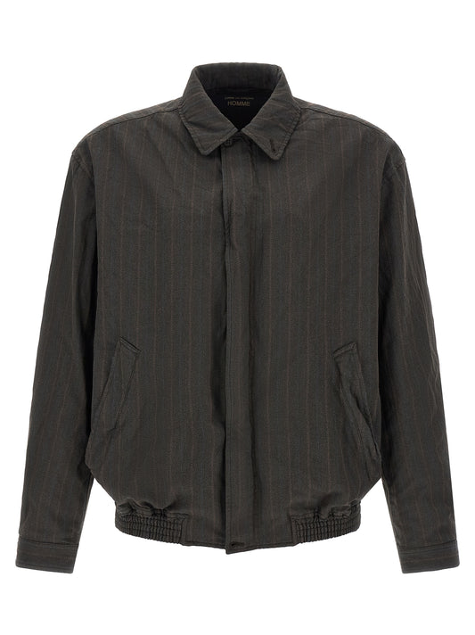 Brown Polyester Bomber