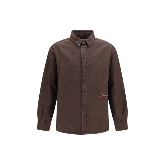 Brown Denim Shirt