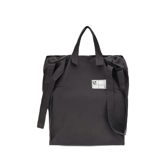 Gray Polyester Shoulder Bag