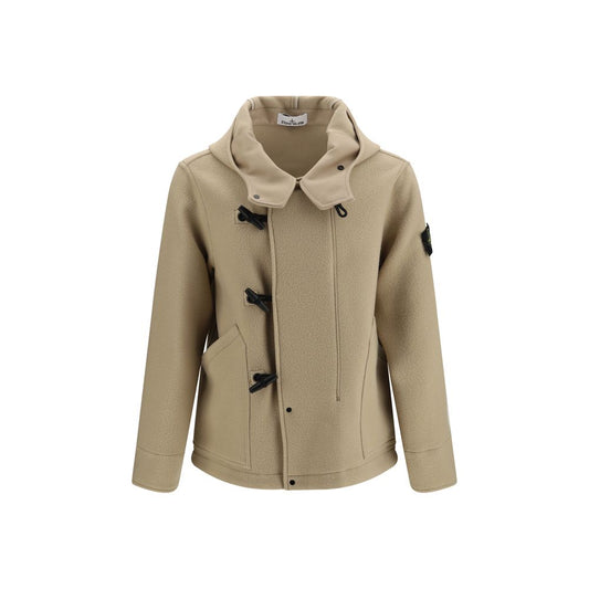 Beige Wool Oves Aries Full-Length Jacket