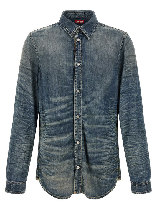 Blue Lyocell Blouse