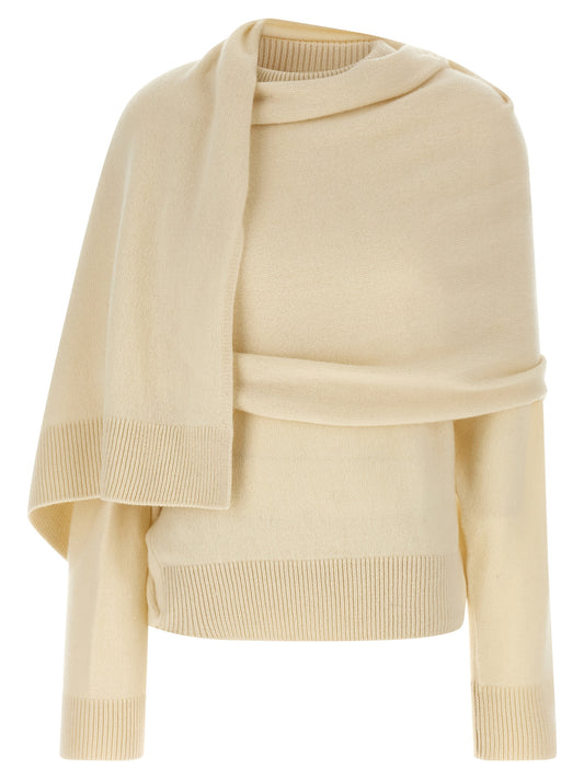 White Wool Cardigan
