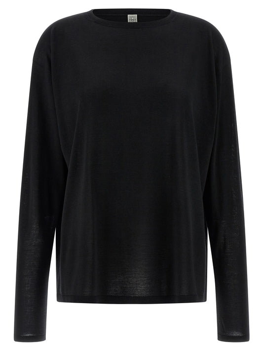 Black Wool Cardigan