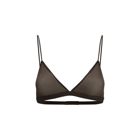 Brown Nylon Bra