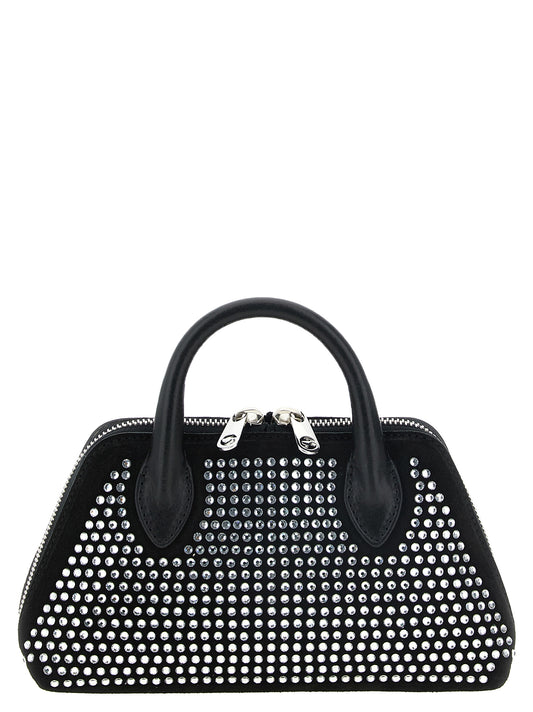 Black Cowhide Crossbody Bag