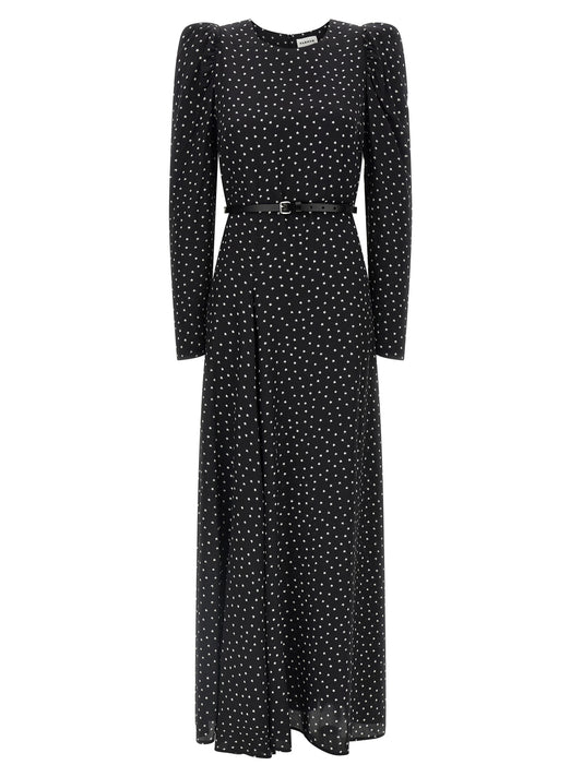 Black Silk Long Dress