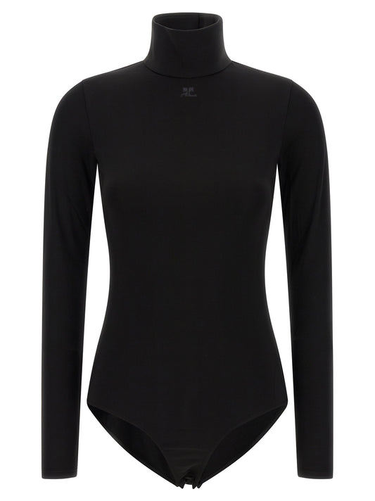 Black Viscose Bodysuit