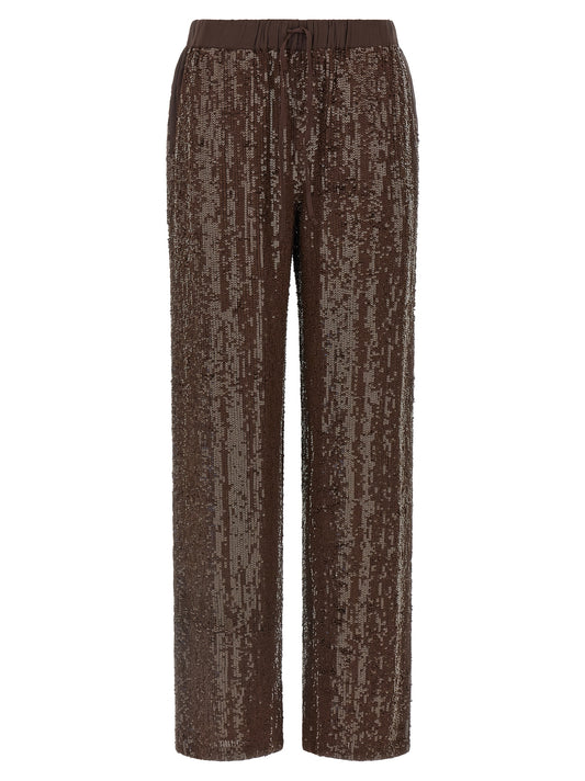Brown Viscose Dress Pants