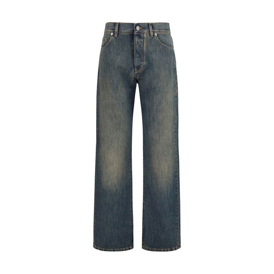 Blue Cotton Jeans Denim