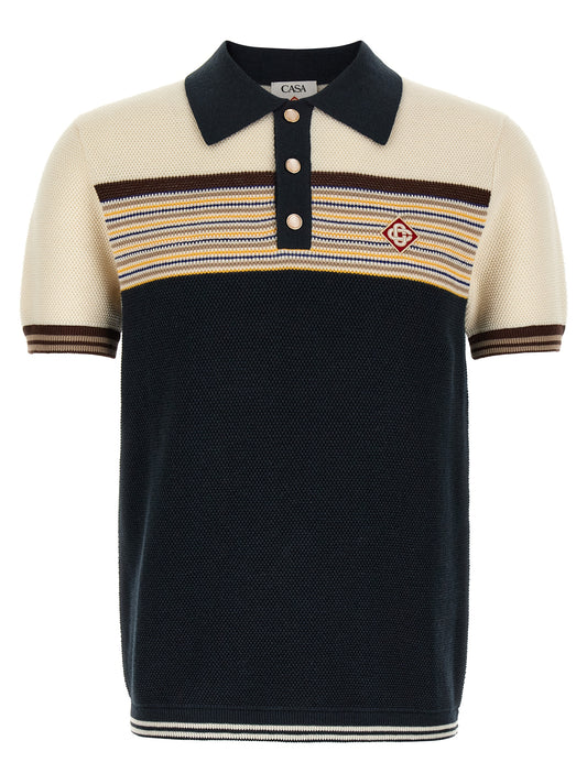Multicolor Cotton Polo Shirt