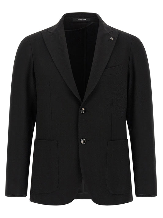 Black Virgin Wool Blazer