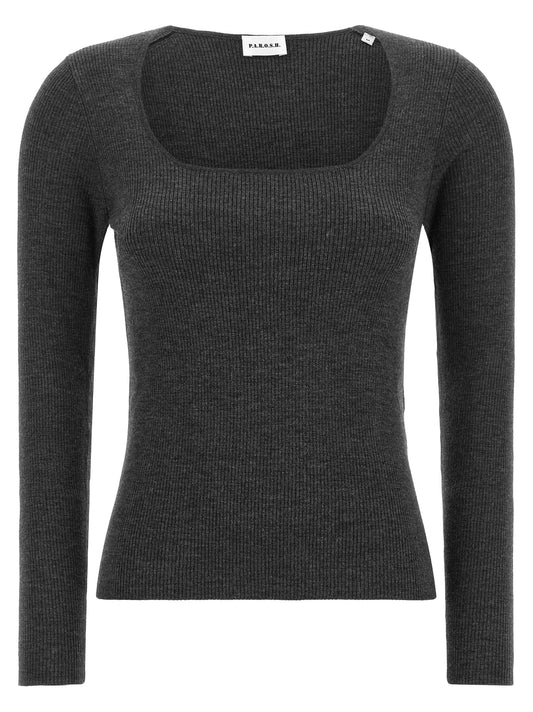 Gray Wool Cardigan