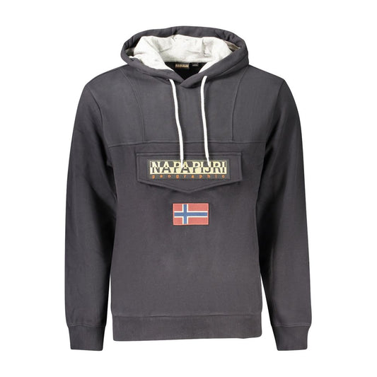 Black Cotton Men's Sweatshirt
