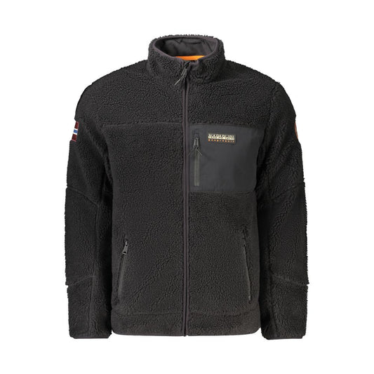 Black Polyamide Men's Jacket