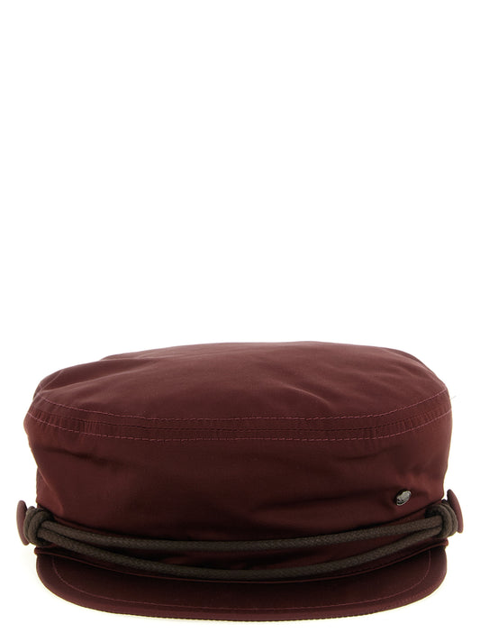 Bordeaux Polyester Fatcap Hat