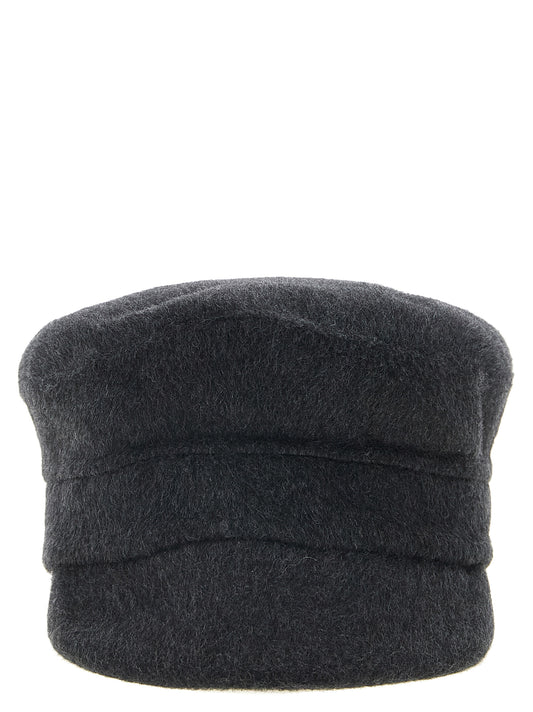 Gray Wool Fatcap Hat