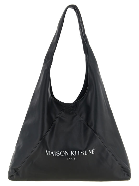Black Polyethylene Shoulder Bag