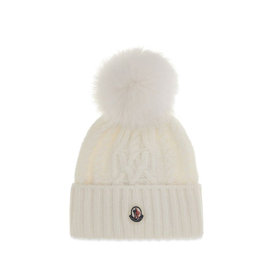 White Wool Oves Aries Beanie
