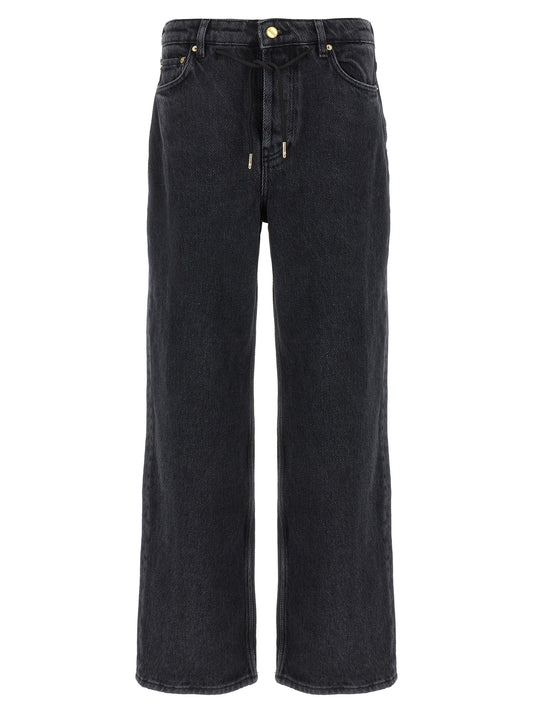 Black Cotton Jeans Denim