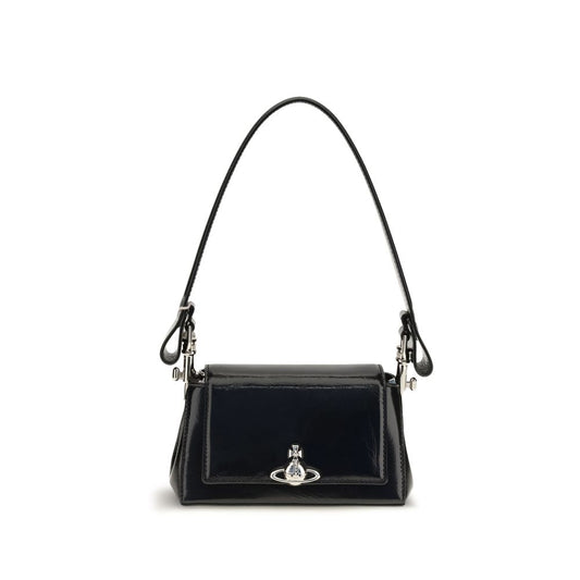 Black Calf Leather Bos Taurus Handbag