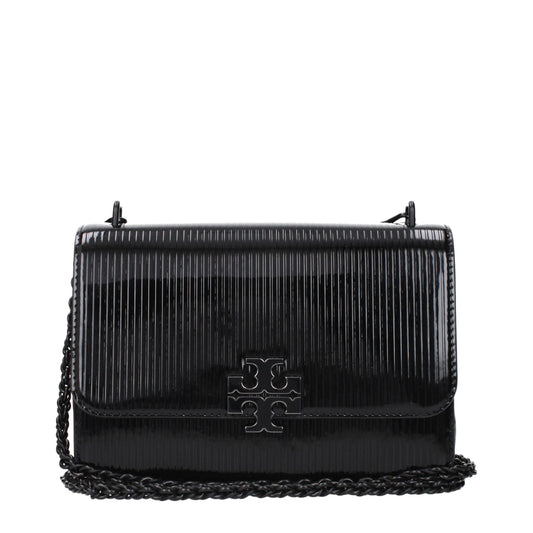 Black Leather Crossbody Bag