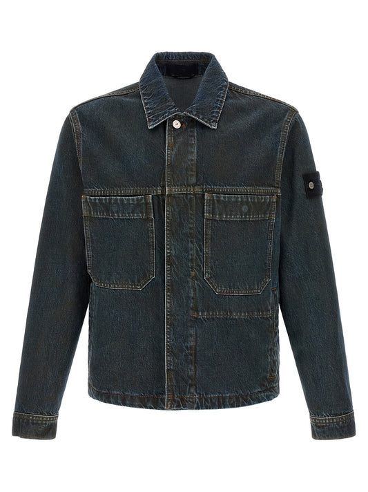 Blue Cotton Denim Jacket