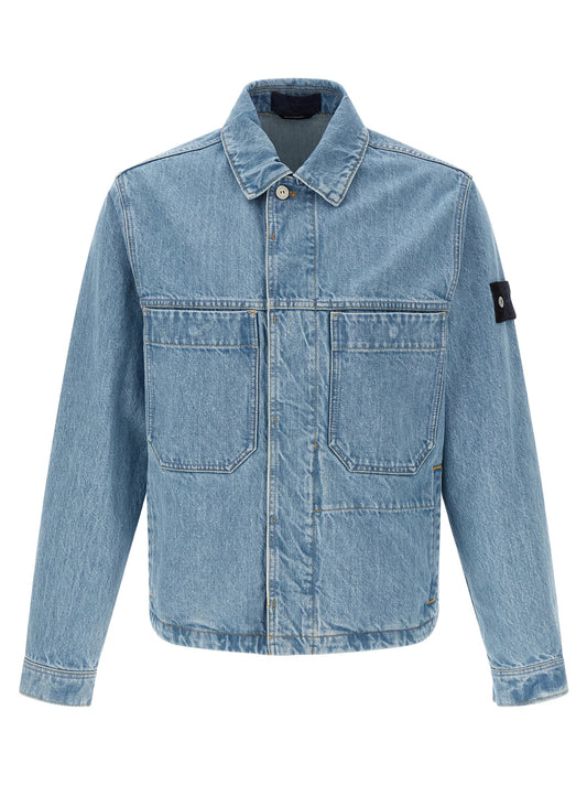 Blue Cotton Denim Jacket