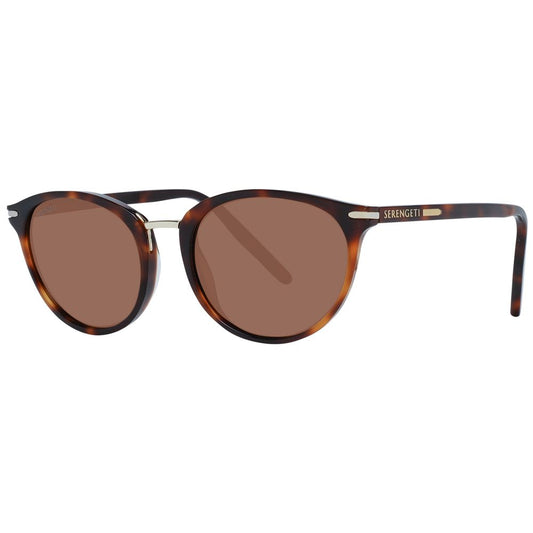 Brown Acetate & Metal Sunglasses