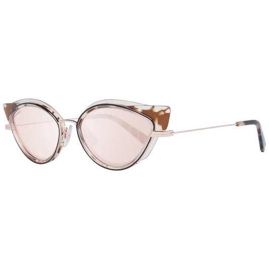 Brown Metal & Plastic Sunglasses