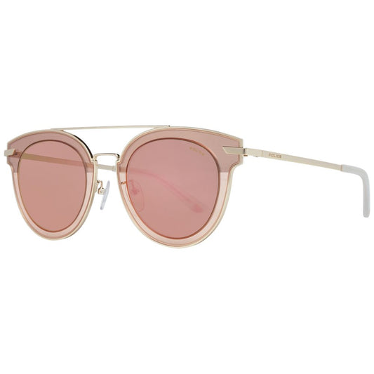 Rose Gold Metal & Plastic Sunglasses