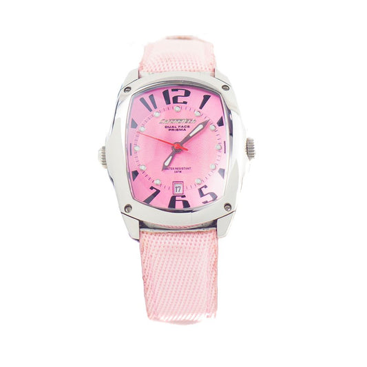 Multicolor Leather Dress Watch